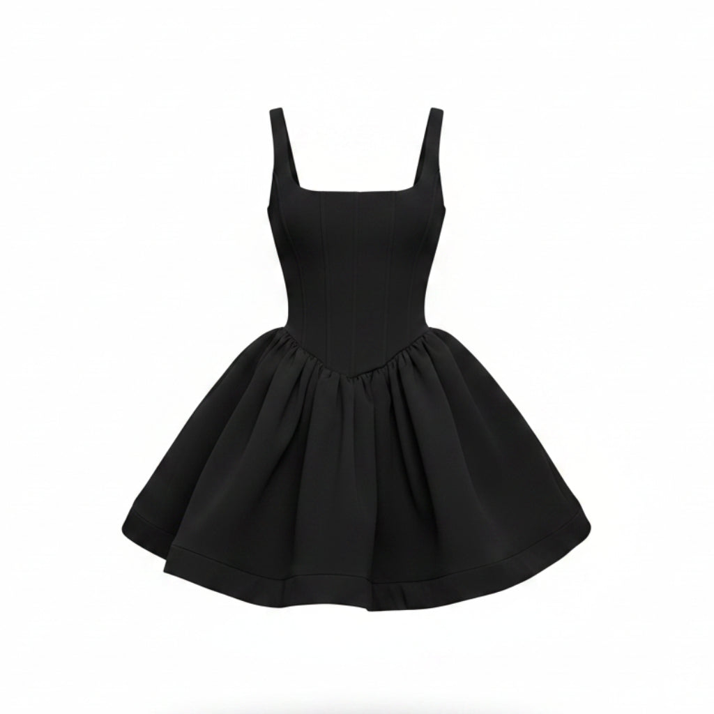 Women's Silk Fishbone Slip Dress – Waist-Cinching