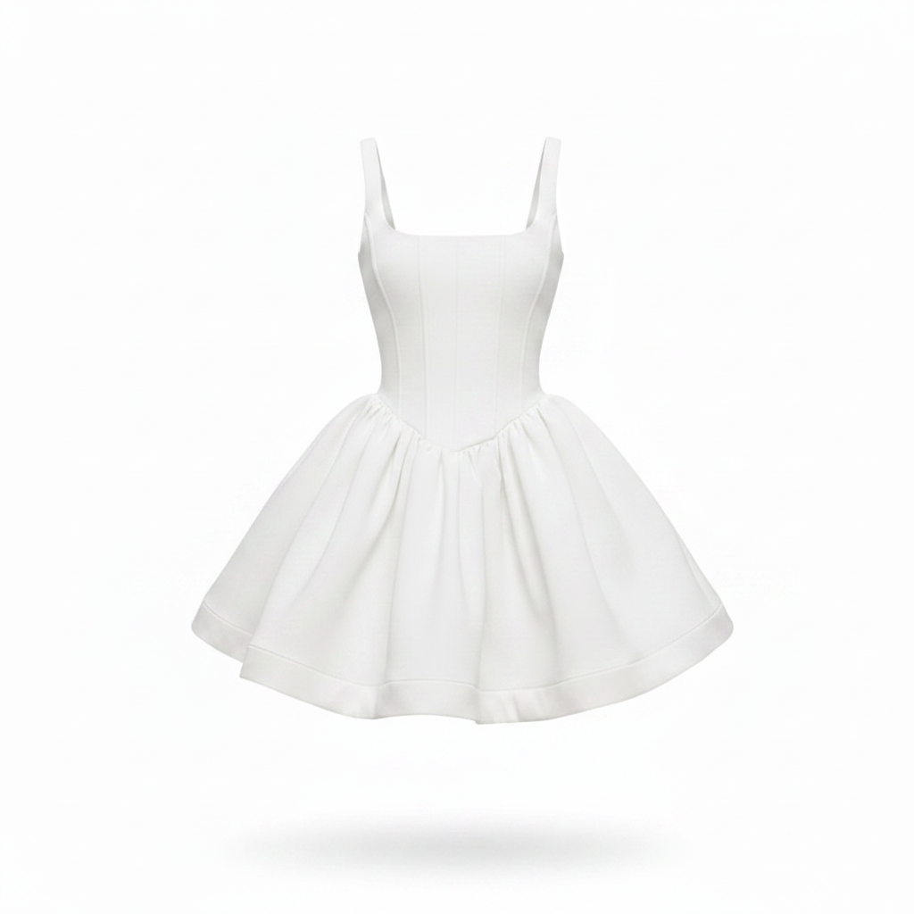 Women's Silk Fishbone Slip Dress – Waist-Cinching