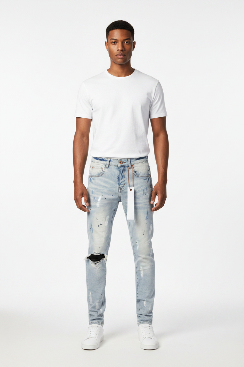Men's Slim Straight Stretch Pants