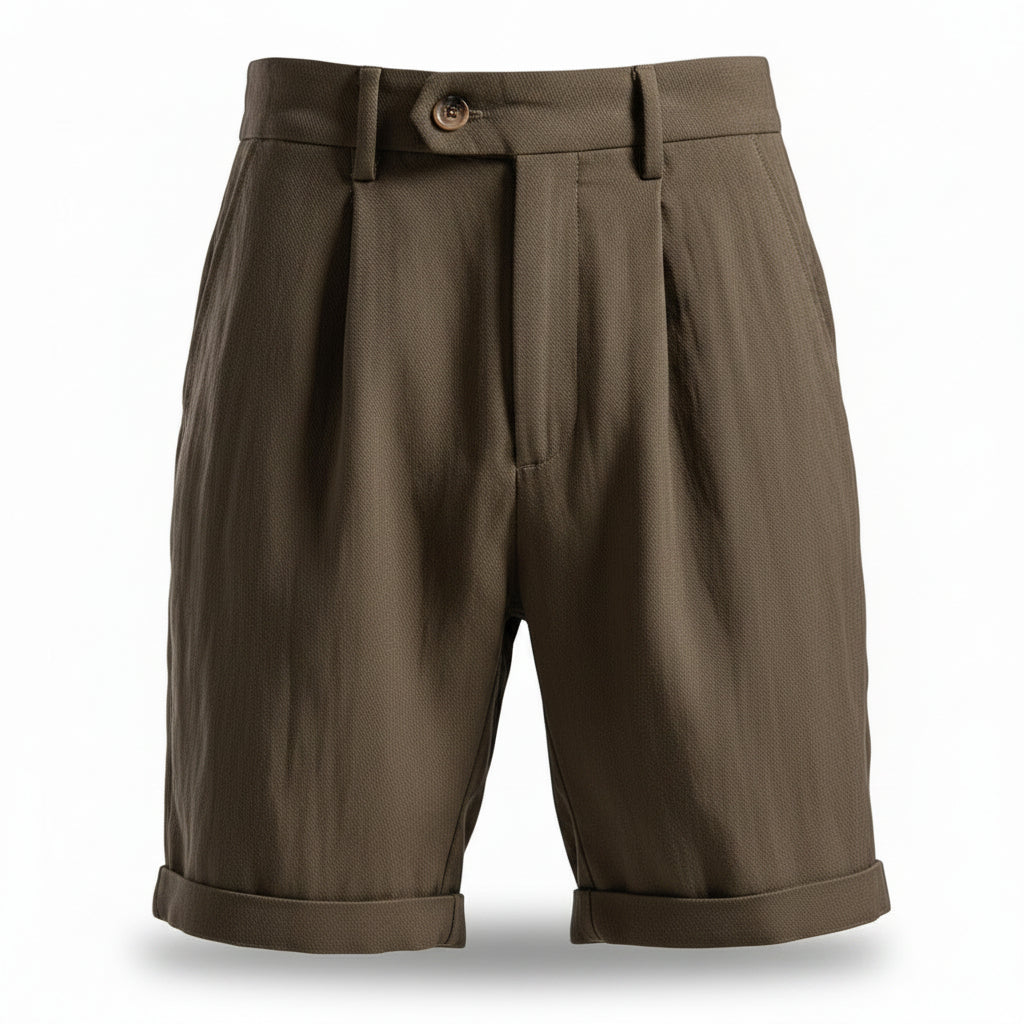 Men's Business-Casual Lyocell Cotton Shorts – Old Money Style