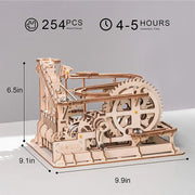 3D DIY Wooden Roller Coaster Puzzle