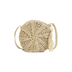 Hollow round straw bag
